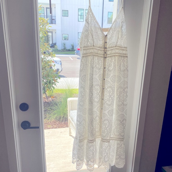 Altar’d State White Lace Dress. - Picture 1 of 1